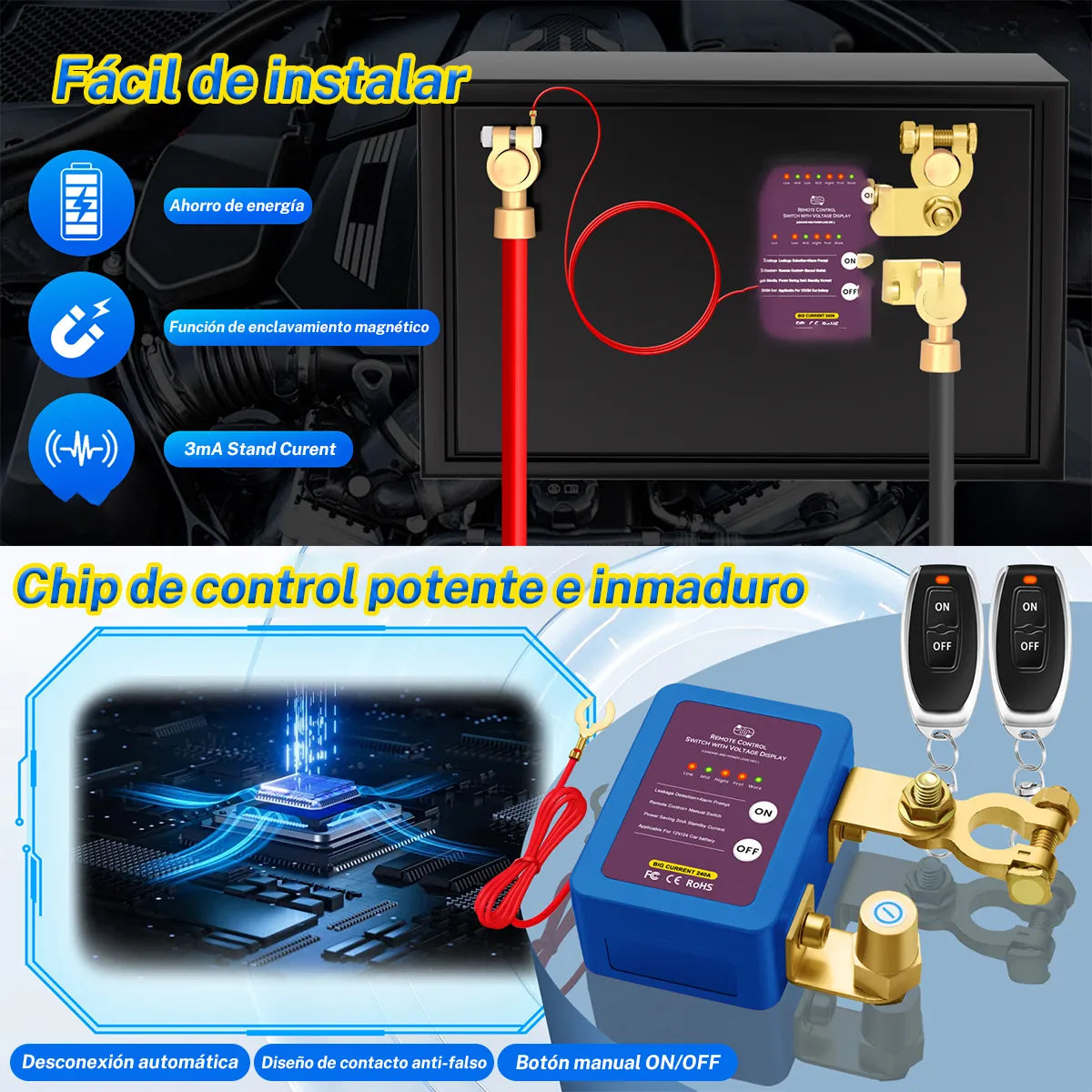 BateríaControl - Batería Protegida